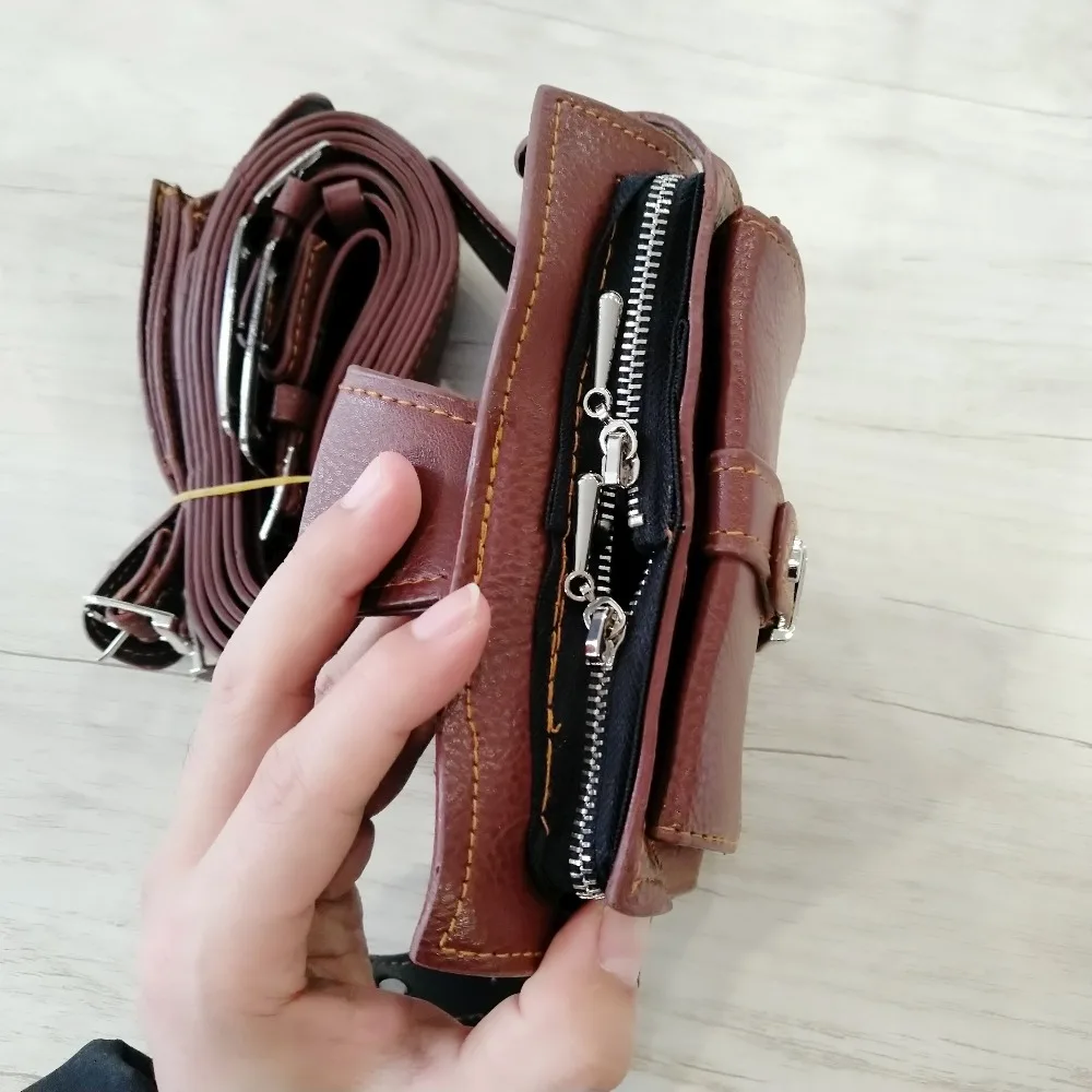 PUBG cosplay Leg bag pockets leather PU Playerunknown's Battlegrounds Props Waist Bag PU Chicken Di