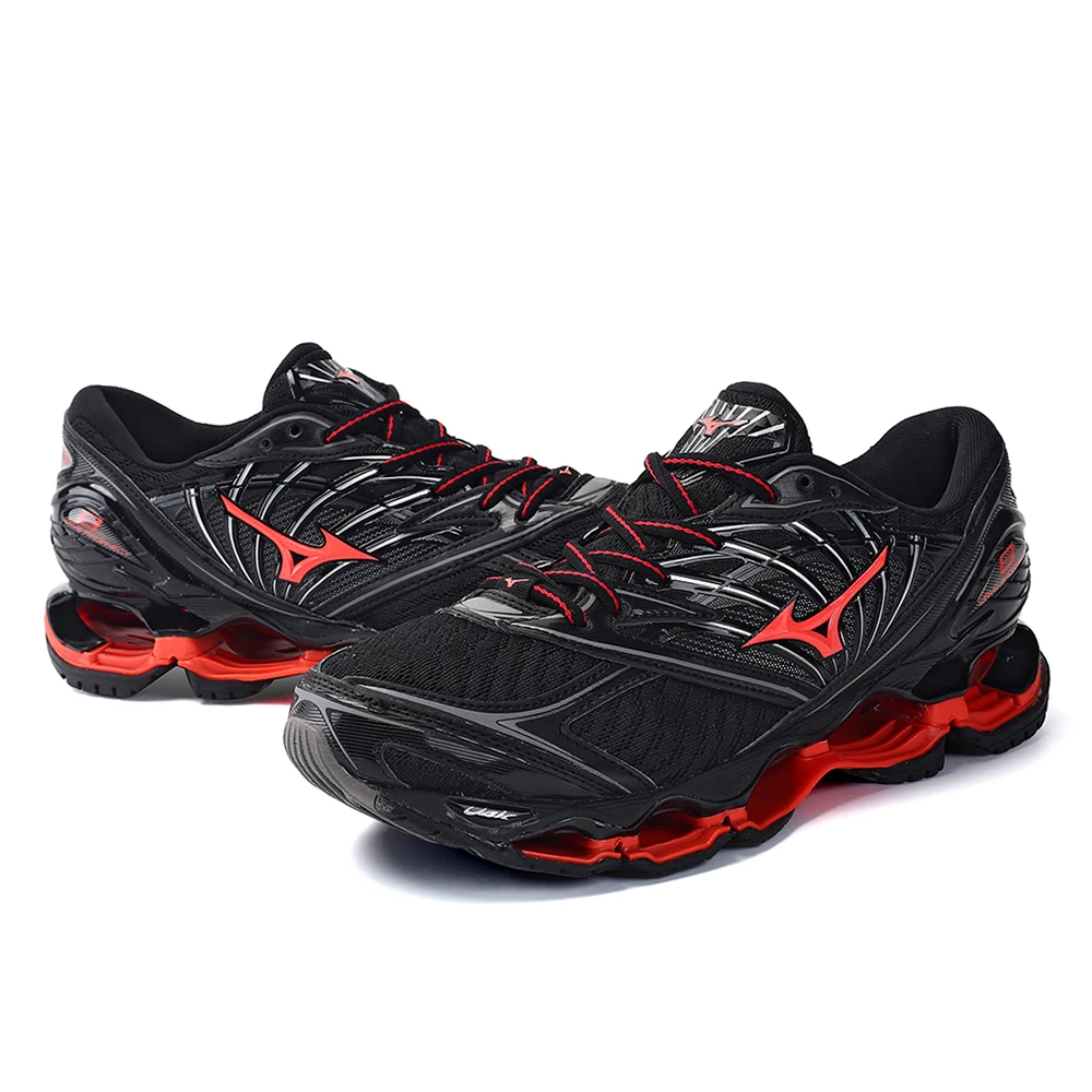 

Mizuno Wave Prophecy 8 Professional Breathable Cushioning Sport Red Black Basketball Shoes 8 colors LightWeight Men Sneakers