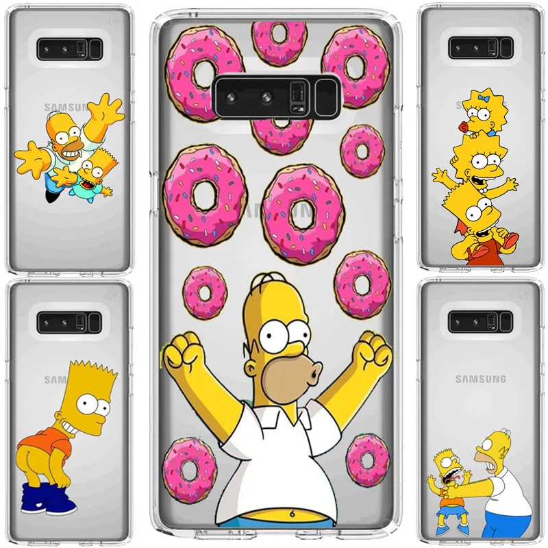 Симпсон ТПУ мягкий чехол для Samsung A30 A50 S10LITE S6 S9 S7 S8 S9PIUS S7EDGE 2018A8 A6 NOTE9 NOTE8 A8PIUS A6PIUS |