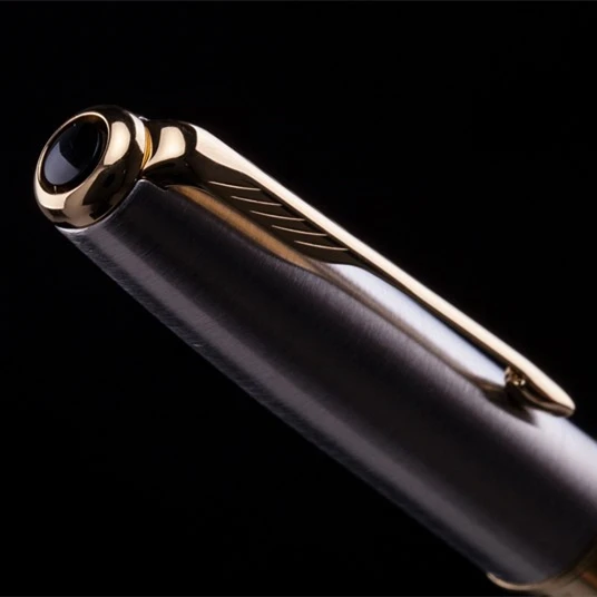 Школьные принадлежности Sonnet, брендовая ручка, золото, серебро, каваи, ручки Caneta, лучшее качество, эксклюзивная деловая Ручка-роллер, горячая Распродажа - Цвет: Metal gold clip