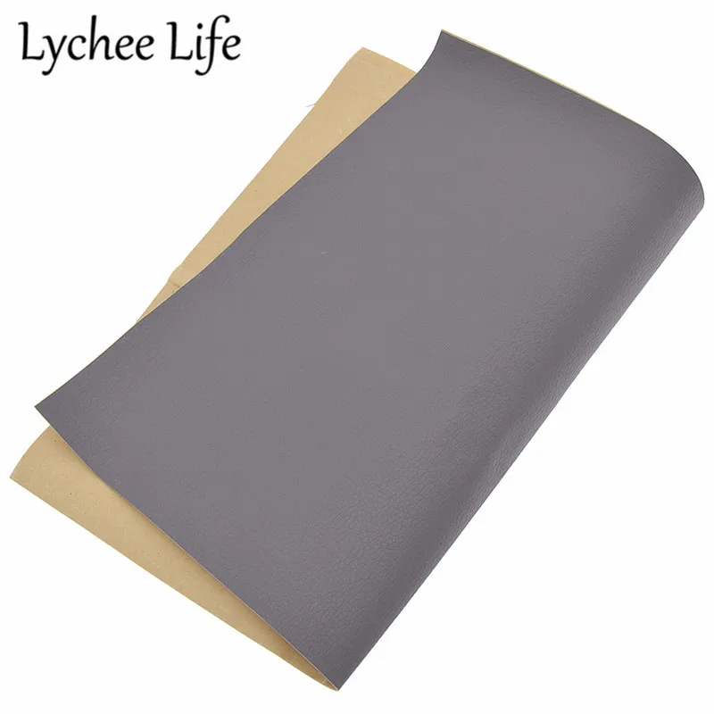 Lychee Life A4 кожаные патч-наклейки ткань красочные 29x21 см PU Ткань DIY домашнее шитье, ремонт аксессуары для одежды - Цвет: 4