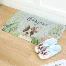 45x75 см кактус животное проволочная петля ПВХ коврик для ног бытовой удаления пыли нескользящий ковер кухонный коврик