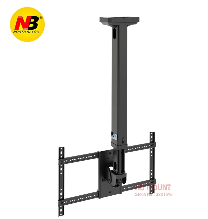 

TV Mount NB T7030 Full Rotating height Adjustable 1650-3000mm for 32"-70" Ceiling TV Mount Bracket LED LCD Monitor Holder