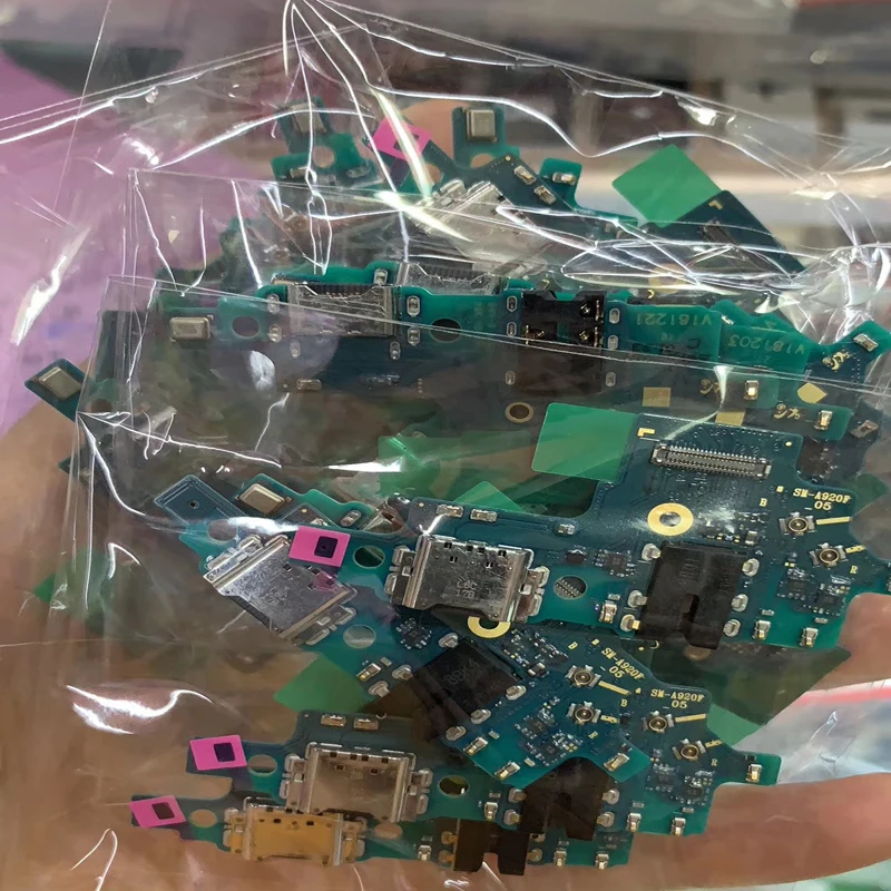 Для Samsung A9 2018 A920 A920F SM-A920F USB зарядное устройство Порт гибкий кабель микрофон