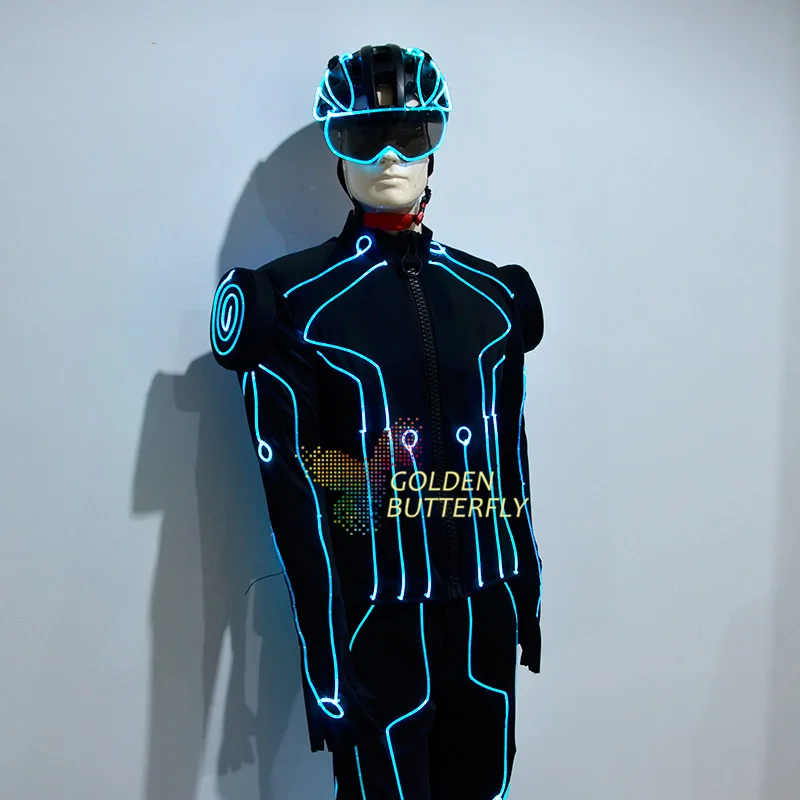  2019Ice skating luminous clothing computer programming SD card luminous costume LED remote control 