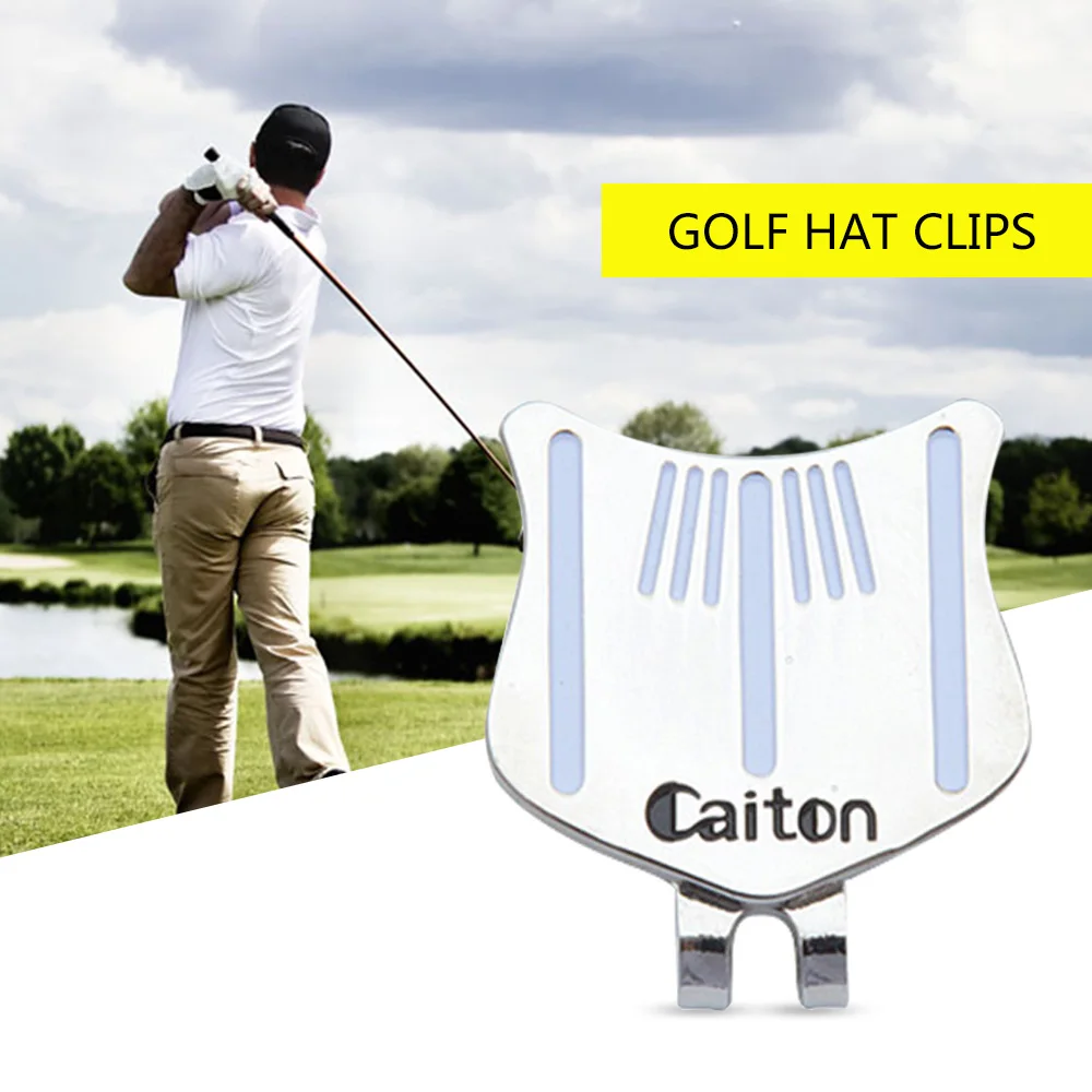 Hot Sale Professional Golf Cap Clip Hat Clips Metal Golf Ball
