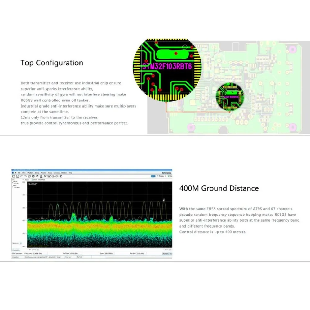 RadioLink RC4/6GS 2,4 GHz 4/6CH 400 M пульт дистанционного управления передатчик + R6FG гироскоп внутренний приемник для радиоуправляемого автомобиля лодки