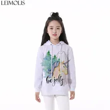 

LEIMOLIS Jungle Unicorn white Hoodies Family Look Dad Mom Kid matching outfits mommy and me clothes mother daughter Sweatshirt
