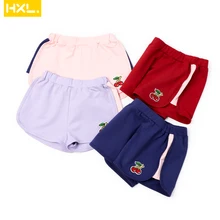 Carsinlon Kids Clothing New Girls Short Hot Summer Children Beach Pants Shorts Elastic Waist Casual Cotton Patchwork