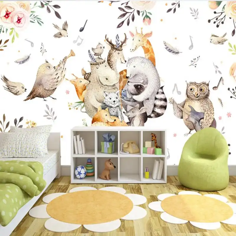 Papel Tapiz De Alta Calidad Papel Tapiz Con Dibujos De Animales Y