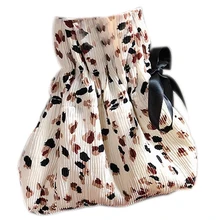 FGGS-сумка-мешок на шнурке с принтом в стиле ретро. Сумка-мессенджер. Сумка на плечо с цепочкой и цветочным принтом