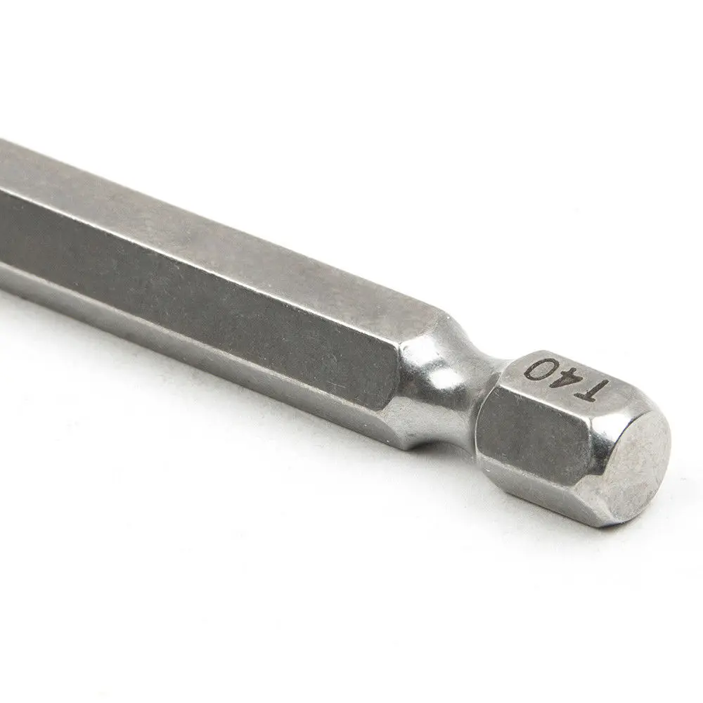 Set Of 11pc 75mm Magnetic S2 Security 1/4 Hex Torx Head Screwdriver Bits Drill | Инструменты