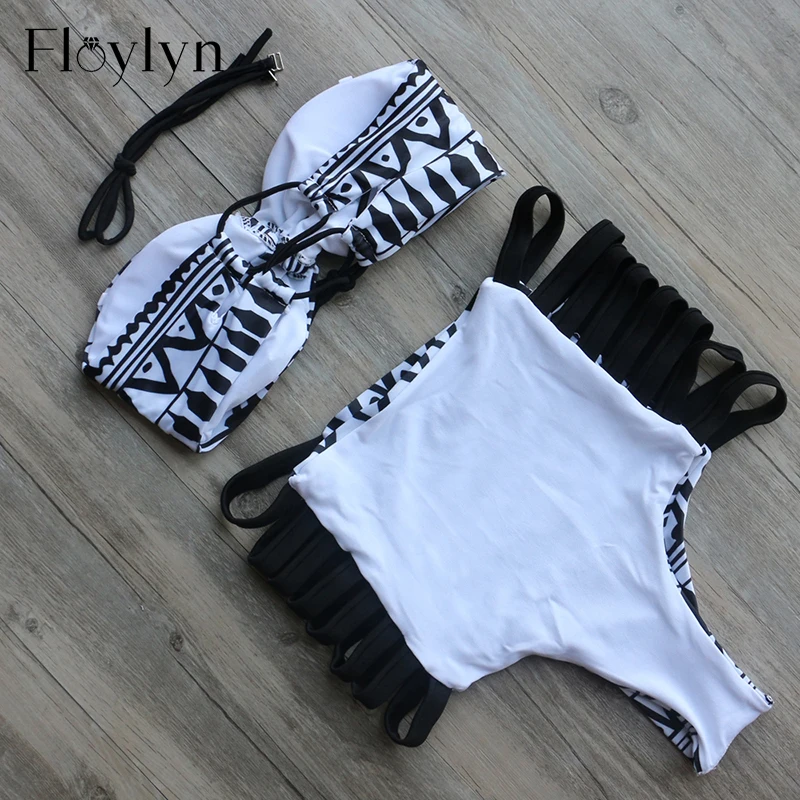 Женское бикини с завышенной талией пуш ап в бразильском стиле|beachwear ladies|beachwear
