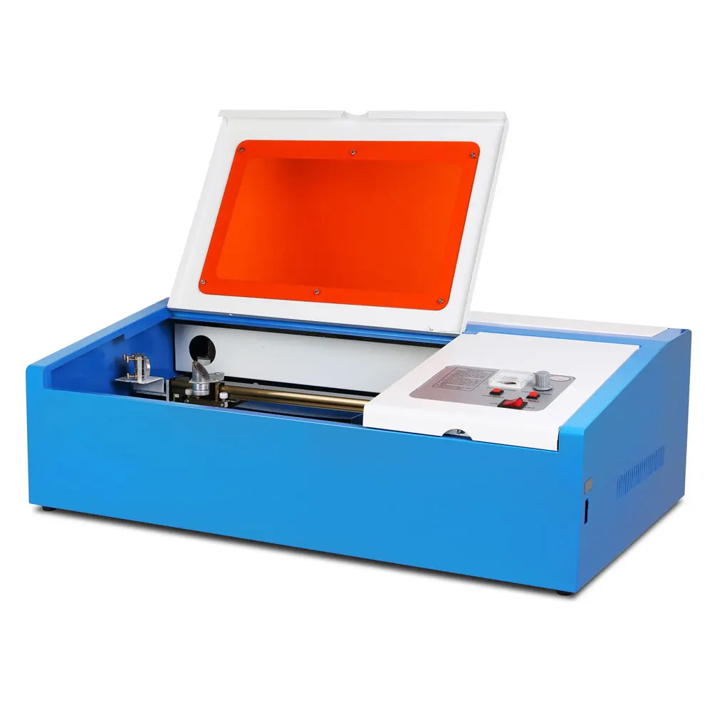 Europe free shipping Updated HIGH PRECISE and HIGH SPEED Third Generation CO2 Laser Engraving Cutting Machine USB PORT