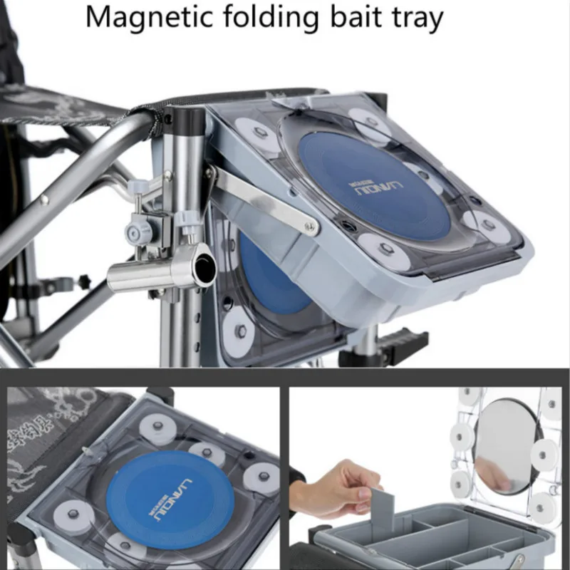 US $245.43 Outdoor Chair Fishing Chair Kamp Sandalyesi Folding Camping Chairs with Backpack Sila Plegable Fishing Tool Fish Equipments