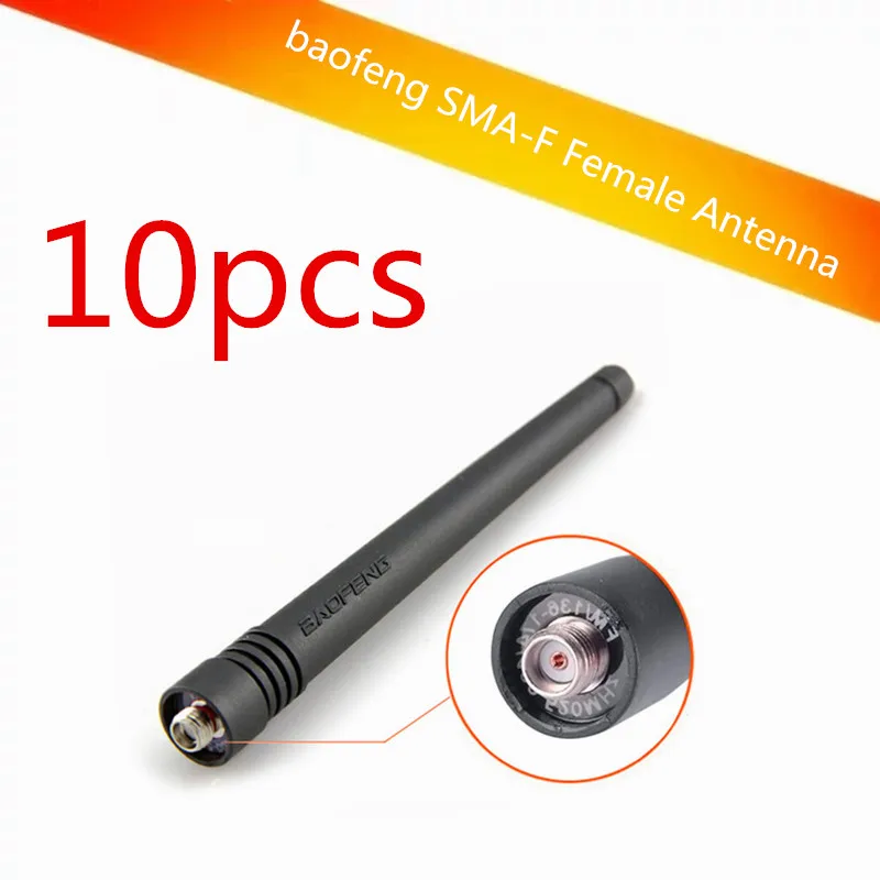 10 шт. оригинальная Женская двухдиапазонная антенна baofeng VHF UHF Для RT5|vhf uhf|dual band vhf