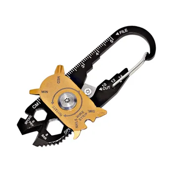 

20 in one multi-functional combination tool EDC outdoor portable gardget portable EDC Keychain hand tool mini tool set