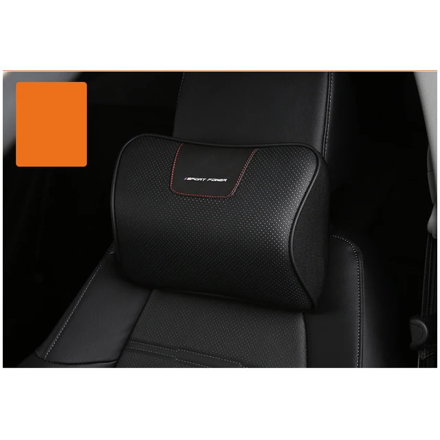 LSRTW2017 fiber leather car headrest lumbar support for honda crv honda