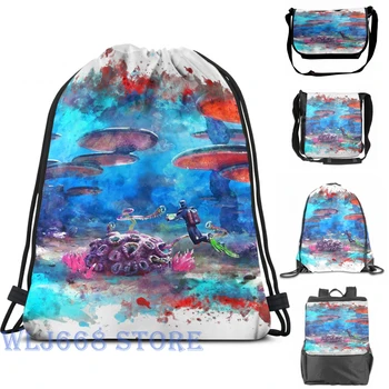 Забавные сумки через плечо с графическим принтом, женский рюкзак Subnautica (3) на одно плечо, дорожная сумка для мужчин, сумка для спортзала