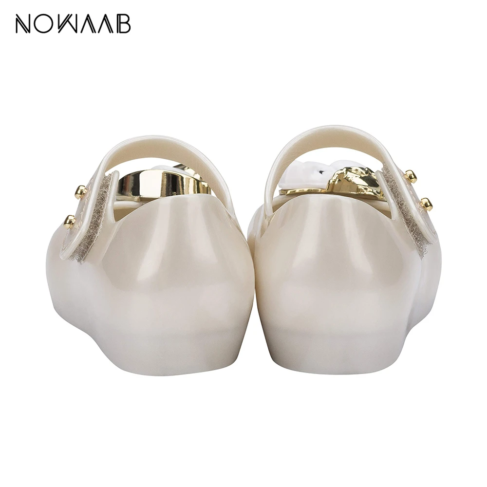 Мини Melissa Ultragirl + Beauty And The Beast летняя прозрачная обувь с бантом для девочек