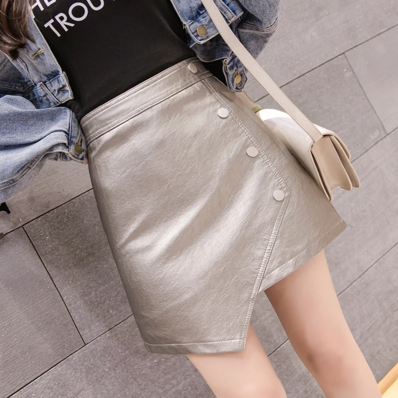 2019 New Spring, Summer, Autumn Leather Skirt Shiny PU Leather Mini Skirt Women Skirt NO868 2019 New Spring, Summer, Autumn Leather Skirt Shiny PU Leather Mini Skirt Women Skirt NO868