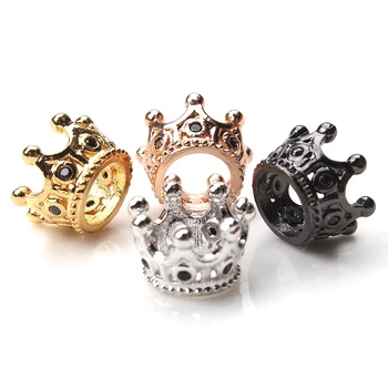 

1pc 11*6mm Vintage Copper Charms Imperial crown Pendant Gold-color Fit Bracelets Necklace DIY Metal Jewelry Making