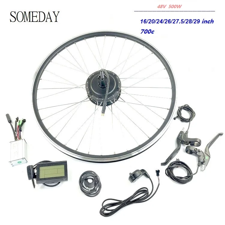 ^*Best Offers ELECTRIC CONVERSION KIT 48V 500W rear cassette hub motor with LCD3 display ^*Best Offers ELECTRIC CONVERSION KIT 48V 500W rear cassette hub motor with LCD3 display