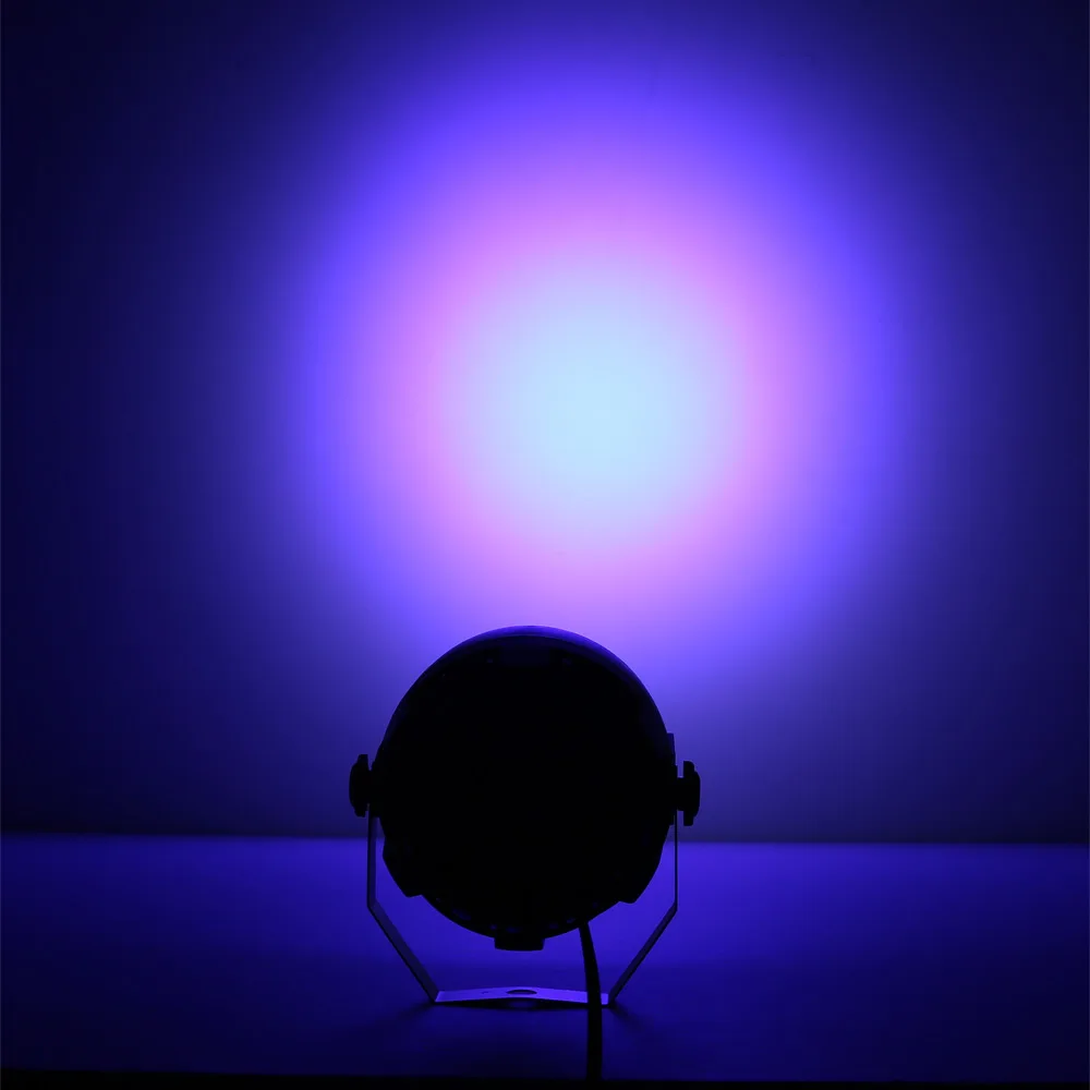 12 LEDs RGBW Color Mixing Par Lamp 8CH Voice Activated Stage Light