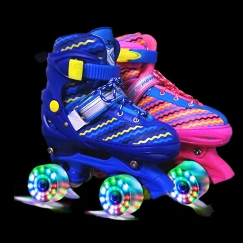 الأطفال مزدوجة صف الشكل زلاجات دوارة الأحذية اثنين خط الأسطوانة التزلج Patines للجنسين ضوء بو عجلات تزلج أحذية الأحمر الأزرق IB107 الأطفال مزدوجة صف الشكل زلاجات دوارة الأحذية اثنين خط الأسطوانة التزلج Patines للجنسين ضوء بو عجلات تزلج أحذية الأحمر الأزرق IB107