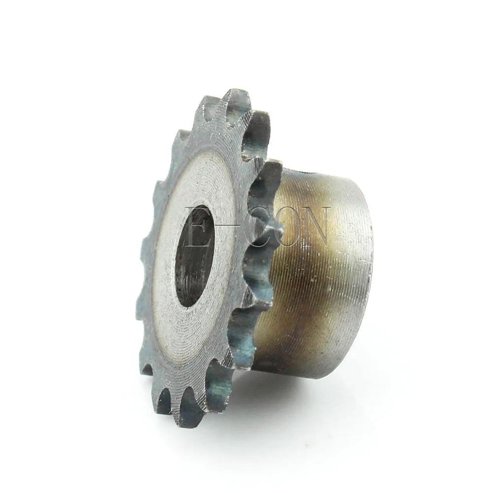 1 PCS 04C 15 Teeth Sprocket Bore 10mm Metal Pilot Motor Gear Roller Chain Drive 25H 15T 2" for Motorcycle Timing Chain DIY