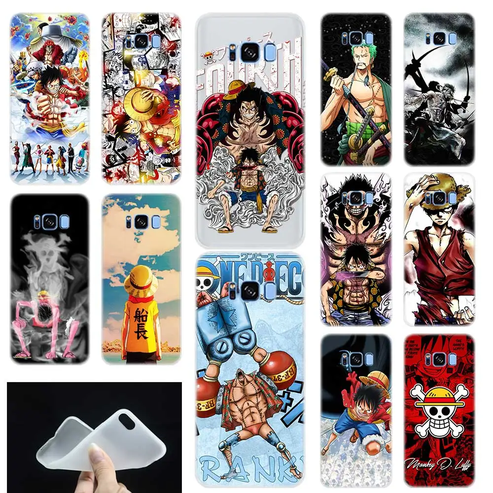

one piece luffy gear 2nd Soft TPU Silicone Phone Back Case Cover For Samsung Galaxy S6 S7 Edge S8 S9 S10 plus E Note 8 9 10 pro