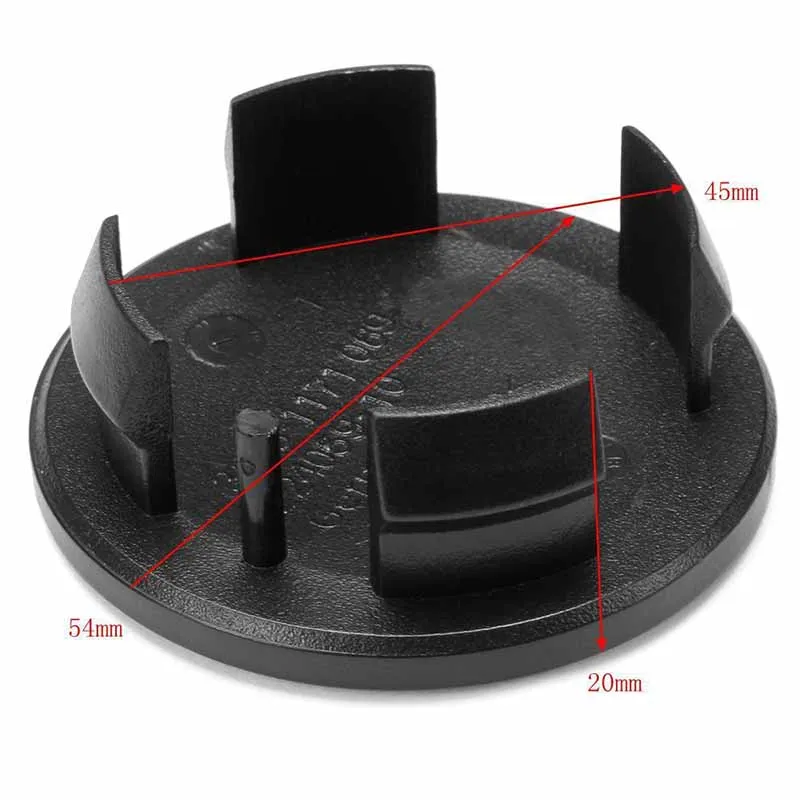 JXLCLYL 4pcs Black 54mm Plastic Car Wheel Center Hub Cap For BMW Mini Cooper