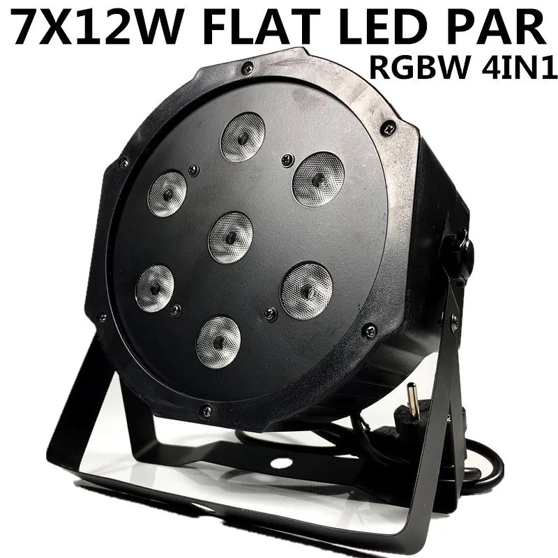 7X12 W led Par свет RGBW 4in1 par dmx512 AC90V-240V disco осветительное оборудование для ди-Джея |