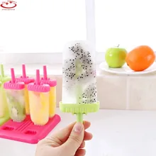 6 шт./1 Набор емкости для мороженого зеленый летний DIY палочка для мороженого инструменты форма для крема кухонные инструменты для приготовления пищи конфеты бар