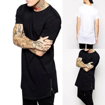 

Men shirt Men's Casual Zip Hip Hop Fashion Shirt Short Sleeve Top Blouse