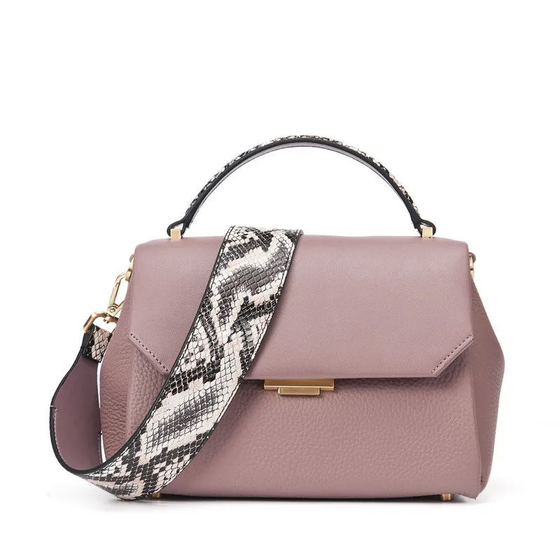 

2017 new leather handbag Fashion one shoulder inclined shoulder bag with the bag in joining brand wechat business agent