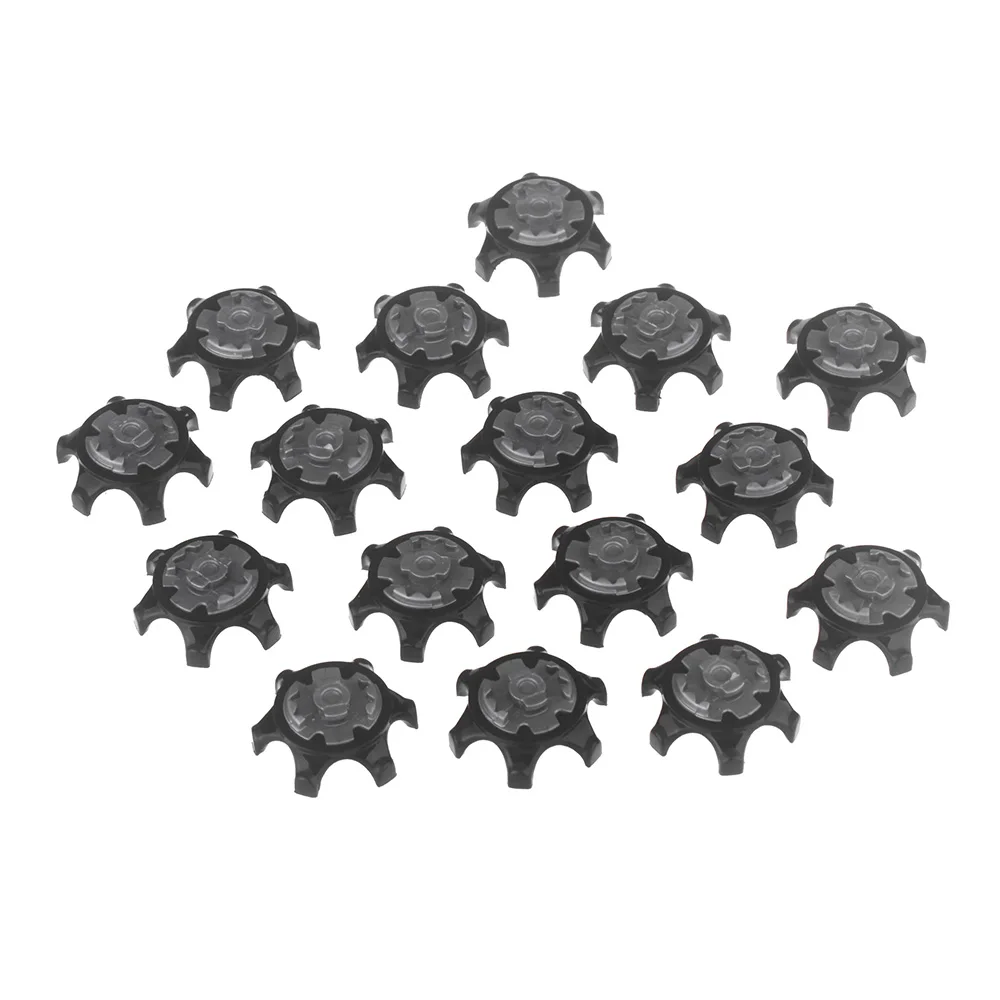 

16pcs/Set Easy Replacement Golf Spikes Ultra Thin Cleats for Golf Shoes Ultra Thin Cleats Black Wholesale