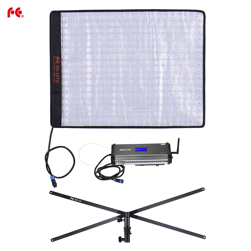 bilder für Falconeyes rx-18td led-videoleuchte rollbar tuch lampe mit lcd touchscreen controller + x-form unterstützung für canon nikon sony bilder für Falconeyes rx-18td led-videoleuchte rollbar tuch lampe mit lcd touchscreen controller + x-form unterstützung für canon nikon sony