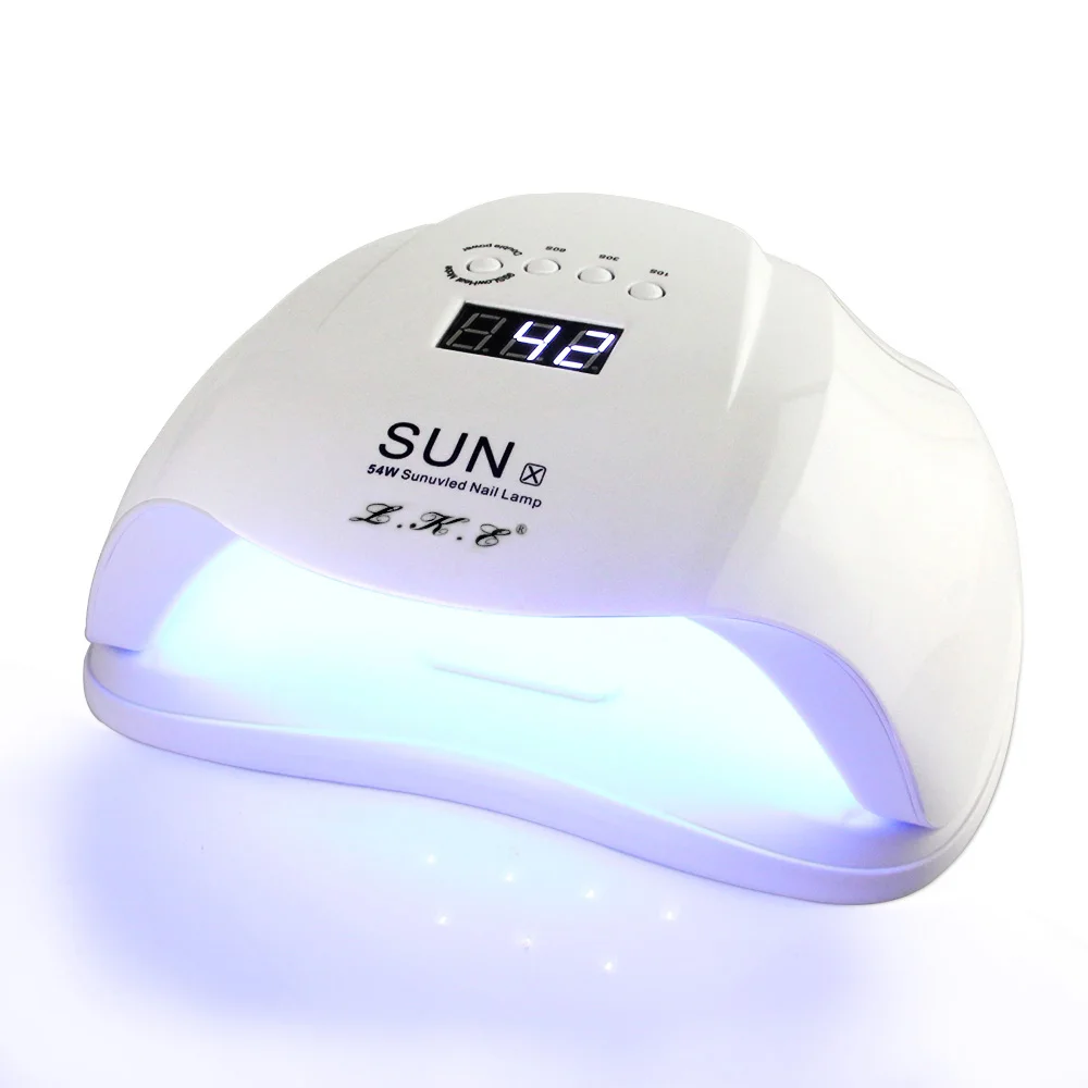 36W 54W Nail Dryer Polish Machine CCFL UV Lamp LED Nail Lamp For Gel Nail Polish Art Automatic Hand Sensor nail Art Tools
