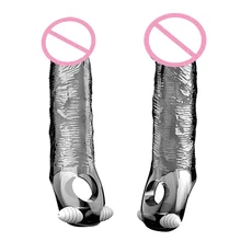 vibrator ball loop ring Extend Penis sleeve condom Reusable Impotence contraceptive delay ejaculation G point Sex toys for Men
