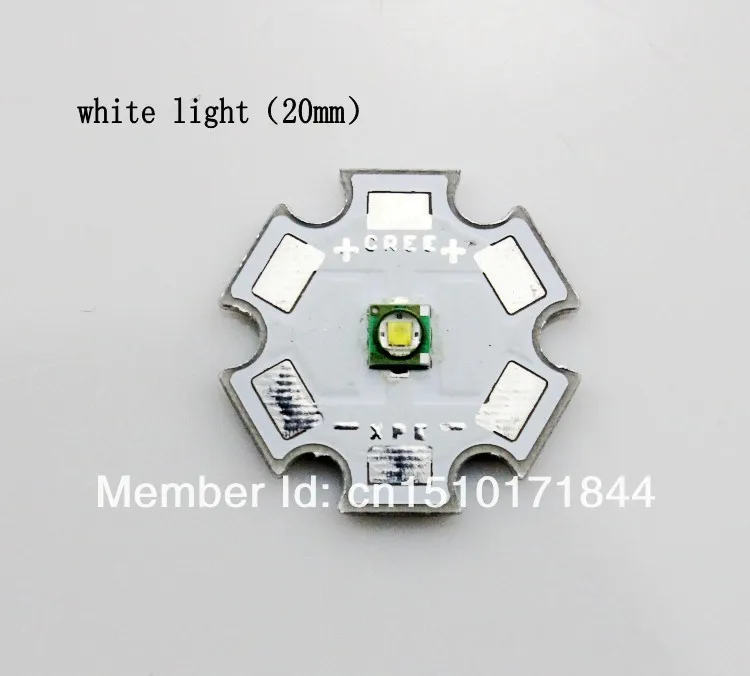 Yupard XP-E Белый Синий Желтый цвет высокой мощности светодиодный фонарик DIY