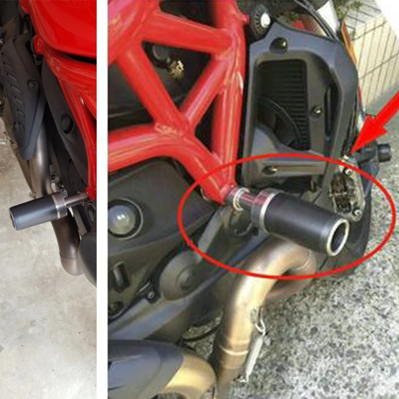 Для поездок на мотоцикле Ducati Diavel 2013 2014 2015 2016 2017 2018 рамки ползунки слайдеры