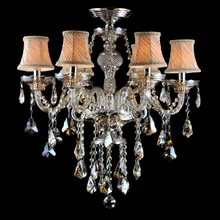 Современный хрустальная люстра Домашнее освещение люстры де cristal украшения люстры и подвески Гостиная лампа