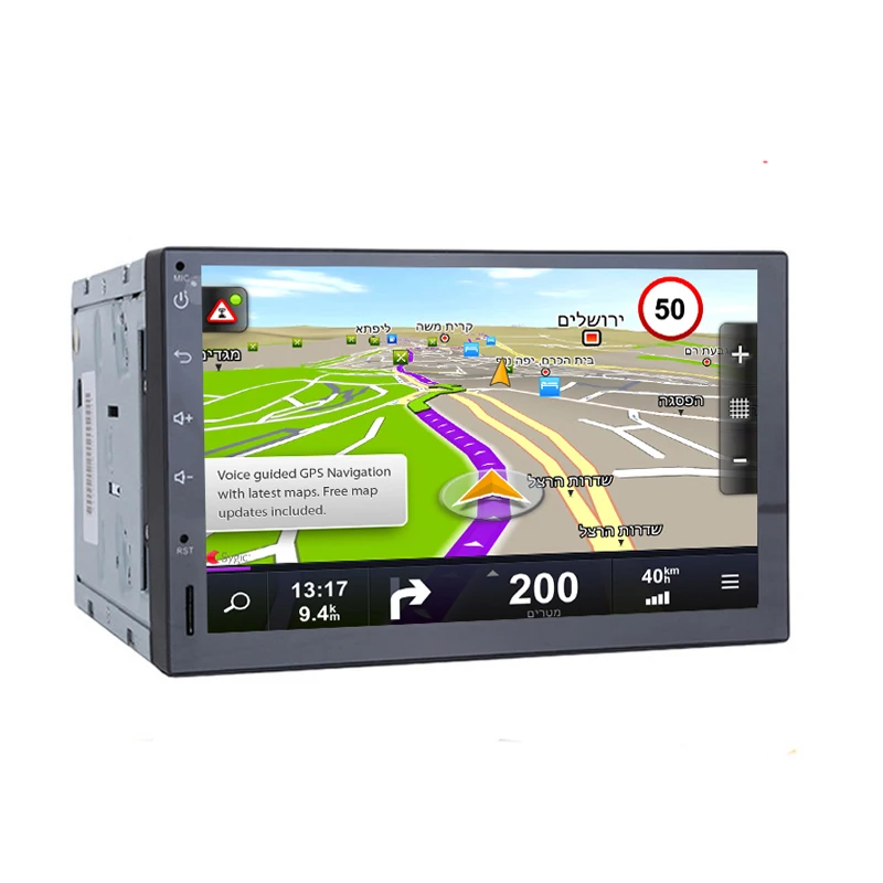 Best HIFIF Latest 2gb+16gb Android 7.1 Lollipop Universal 7 inch CarRadio Auto Audio Stereo Head Unit Double 2 Din Car GPS Navigation 1