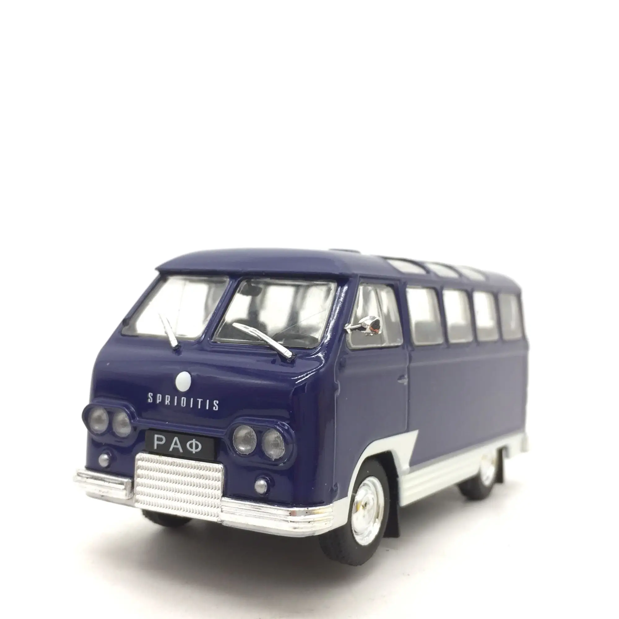 

1:43 Soviet van diecast bus car model length 10cm