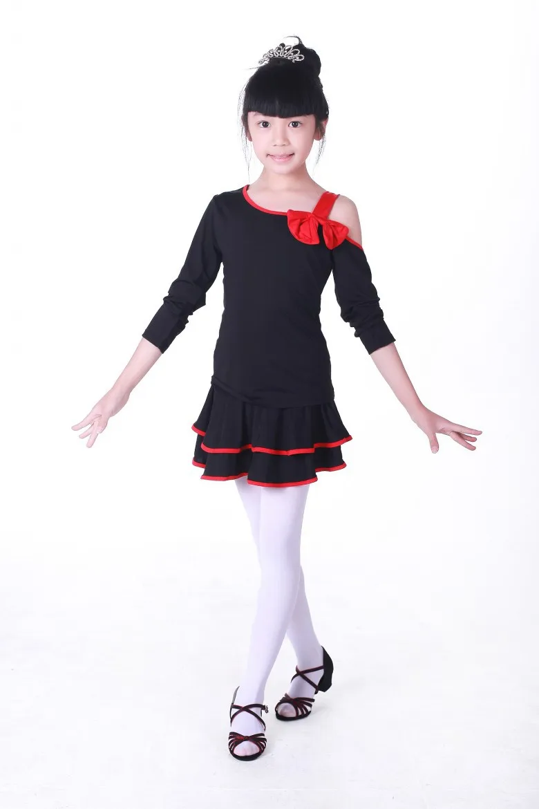 New girls dance practice clothes Spring and autumn children's Latin | Тематическая одежда и униформа