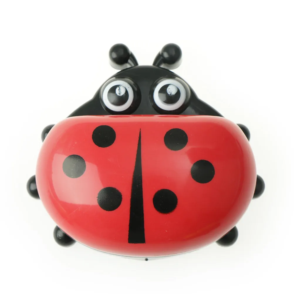 13,2*11,8 cmKids держатель для мыла для ванной комнаты пластиковый с Corver чехол для мыла красочная коробка для мыла "Божья коровка" мультяшное дорожное мыло блюдо-Органайзер - Цвет: Красный