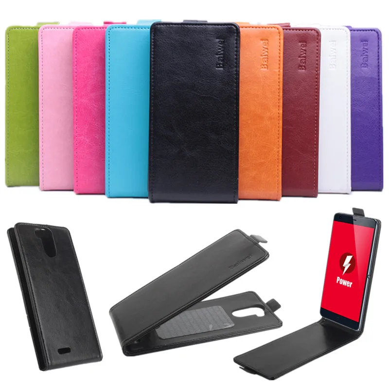 9 ألوان عالية الجودة الفاخرة حالة الجلد ل ulefone الطاقة 4 جرام lte فليب غطاء القضية مع Power4G الحالات الهاتف المحمول غطاء القضية