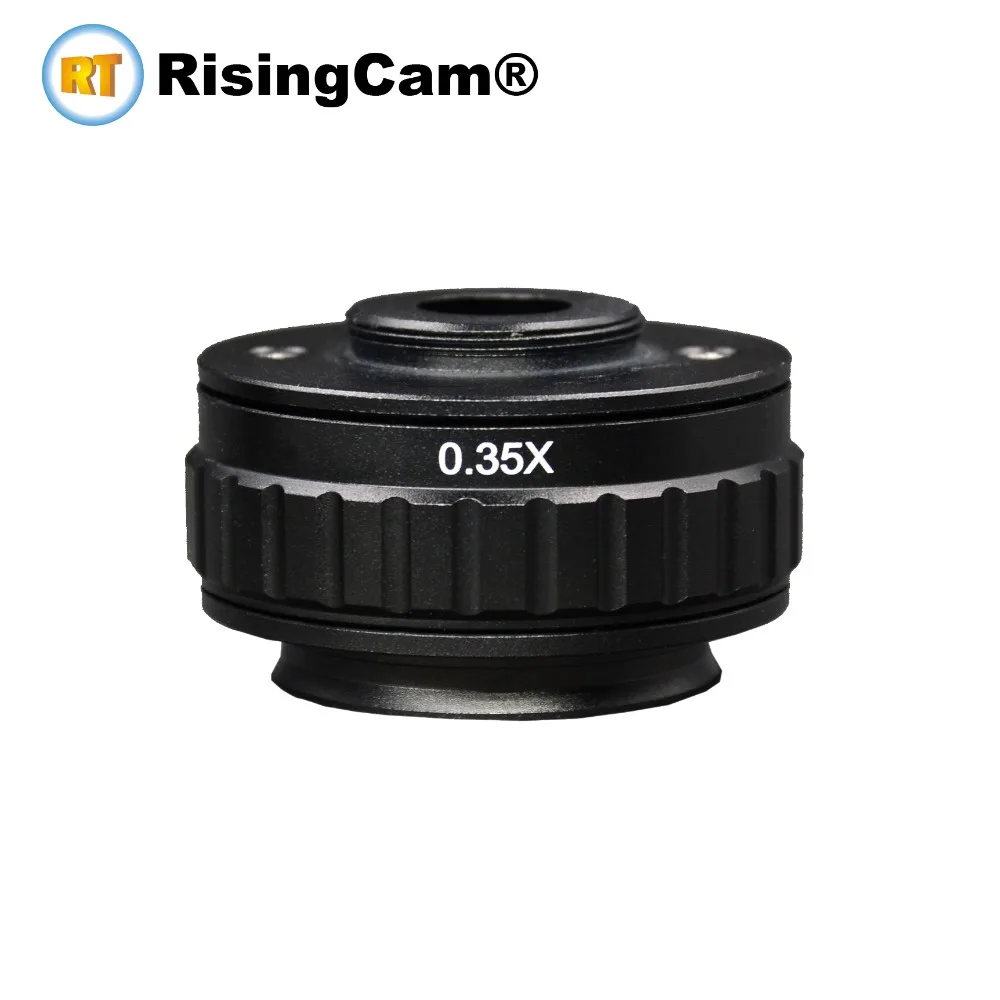 

Original authentic 0.35X Focus adjustable microscope C mount adapter for amscope New type Trinocular Stereo microscope