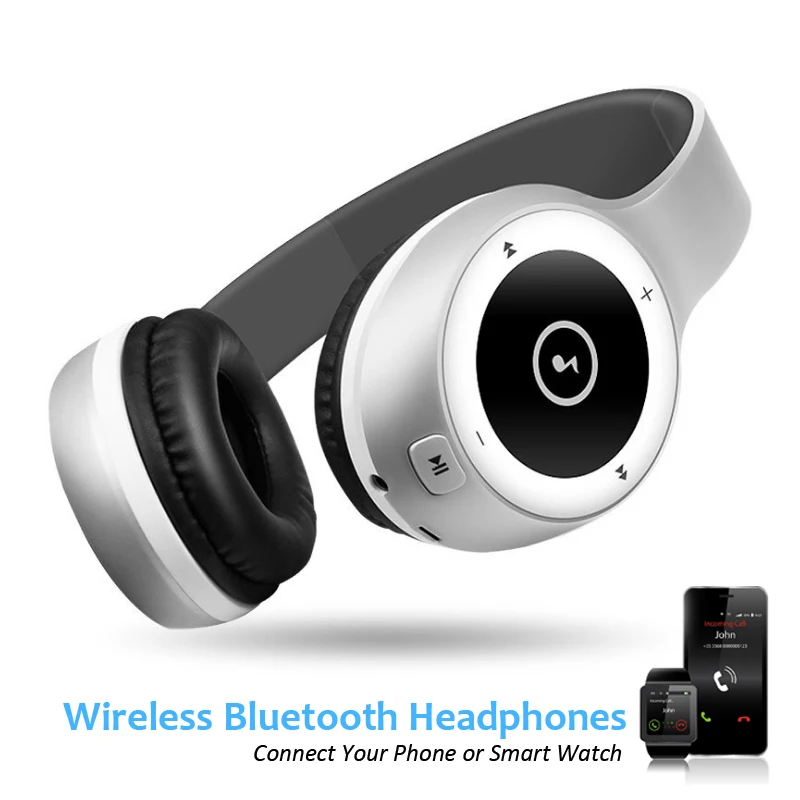 T8 складные беспроводные Bluetooth наушники Поддержка TF ответ на вызов микрофон AUX-in стерео музыка запас мощности для телефона Смарт часы